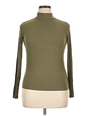 Papaya Long Sleeve Turtleneck (view 1)