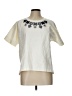 J.Crew Ivory Short Sleeve Blouse Size L - photo 1