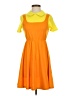 Netflix Color Block Orange Casual Dress Size S - photo 1
