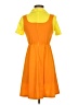 Netflix Color Block Orange Casual Dress Size S - photo 2