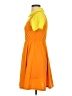 Netflix Color Block Orange Casual Dress Size S - photo 5