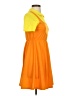 Netflix Color Block Orange Casual Dress Size S - photo 4
