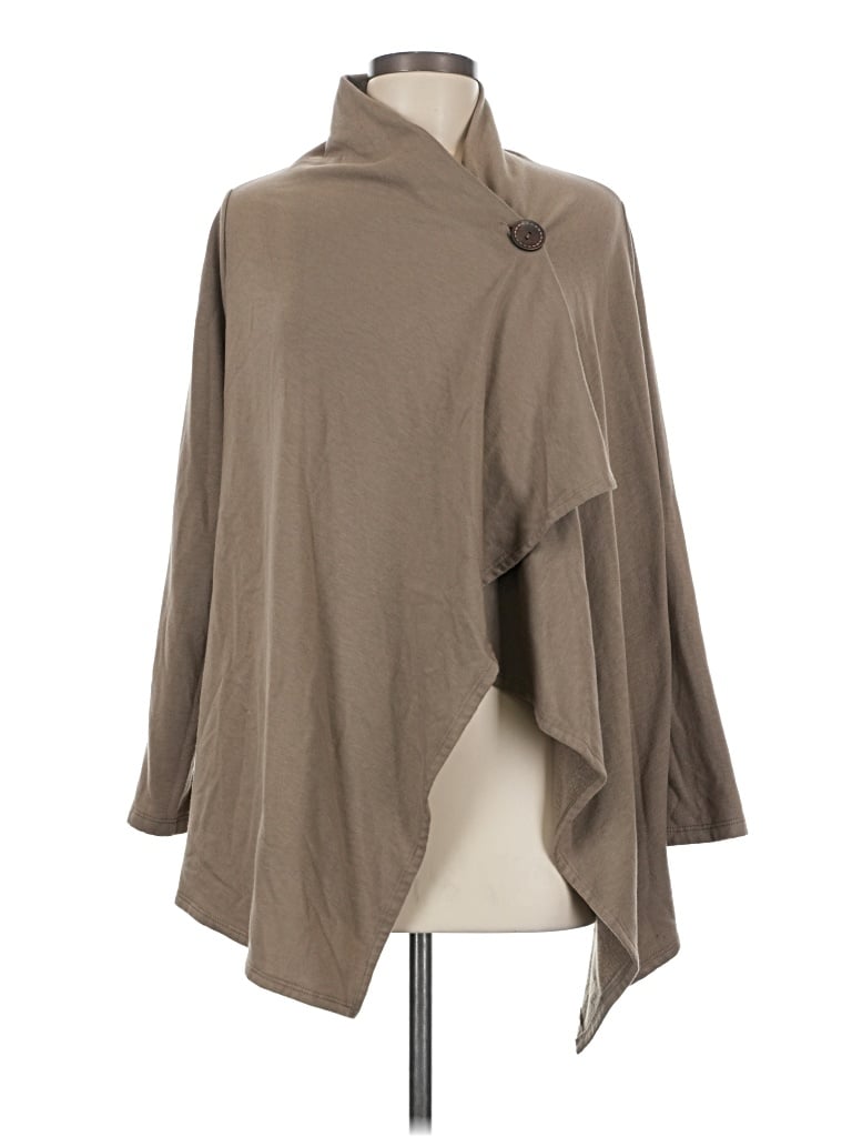 Pre-owned Bobeau Poncho In Tan