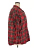 Old Navy 100% Cotton Plaid Red Long Sleeve Button-Down Shirt Size XXL - photo 4
