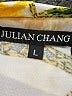 Julian Chang Yellow 3/4 Sleeve Blouse Size L - photo 7