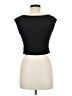 Shein Black Short Sleeve Top Size 6 - photo 2