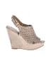 Chinese Laundry Gray Tan Wedges Size 5 1/2 - photo 1