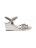 Alex Marie Silver Wedges Size 10 - photo 1
