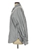 Unbranded Stripes Gray Long Sleeve Blouse Size L - photo 5