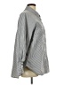 Unbranded Stripes Gray Long Sleeve Blouse Size L - photo 4