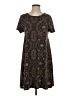 Lularoe Paisley Brown Casual Dress Size S - photo 1