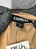 Express 100% Polyester Brown Tan 3/4 Sleeve Blouse Size XS - photo 7