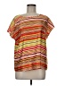 Madison Orange Short Sleeve Blouse Size M - photo 1