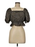 Uniqlo Black 3/4 Sleeve Blouse Size M - photo 1