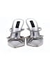 Aqua Metallic Silver Mule/Clog Size 8 - photo 2