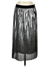 Project Runway 100% Polyester Metallic Silver Formal Skirt Size S - photo 1