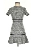 Aqua Tweed Gray Casual Dress Size XXS (estimated) - photo 1