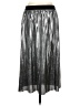Project Runway 100% Polyester Metallic Silver Formal Skirt Size S - photo 2