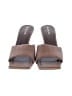 ALOHAS 100% Leather Color Block Tan Brown Sandals Size EU 38 - photo 2