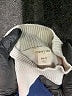 Crewcuts Outlet 100% Cotton Stripes White Turtleneck Sweater Size 6 - 7 - photo 3