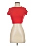 Shein Red Short Sleeve Turtleneck Size 4 - photo 1