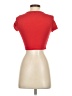 Shein Red Short Sleeve Turtleneck Size 4 - photo 2