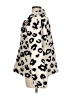 Ann Taylor LOFT 100% Polyester Animal Print Ivory Pullover Sweater Size L (petite) - photo 5