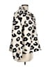 Ann Taylor LOFT 100% Polyester Animal Print Ivory Pullover Sweater Size L (petite) - photo 4