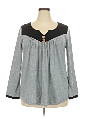 NORACORA Long Sleeve Henley (view 1)