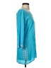 Unbranded Teal Blue 3/4 Sleeve Blouse Size 4 - photo 4