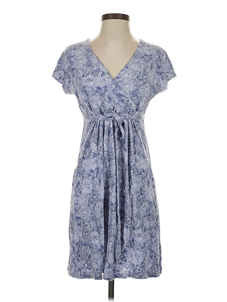 Pre-owned Garnet Hill Casual Dress In Blue