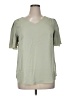 Zenana 100% Polyester Green Short Sleeve Blouse Size XL - photo 1