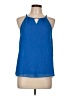 E&M Collection 100% Polyester Blue Tank Top Size L - photo 1