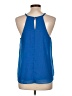 E&M Collection 100% Polyester Blue Tank Top Size L - photo 2