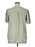 Zenana 100% Polyester Green Short Sleeve Blouse Size XL - photo 2