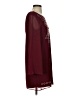 AaKaa 100% Polyester Burgundy Casual Dress Size S - photo 4