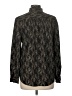 Ann Taylor 100% Polyester Paisley Black Long Sleeve Blouse Size M - photo 2