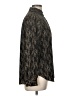 Ann Taylor 100% Polyester Paisley Black Long Sleeve Blouse Size M - photo 4