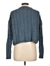 Pink Rose Blue Pullover Sweater Size L - photo 2
