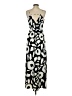Ann Taylor LOFT 100% Polyester Print Ivory Casual Dress Size 4 (petite) - photo 2