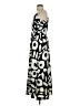 Ann Taylor LOFT 100% Polyester Print Ivory Casual Dress Size 4 (petite) - photo 5