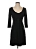 M.S.S.P. Solid Black Casual Dress Size S - photo 1