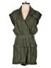 Express Solid Green Romper Size XS - photo 1
