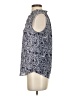 Magnolia Grace 100% Polyester Paisley Blue Sleeveless Blouse Size XS - photo 5