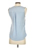 Assorted Brands 100% Polyester Blue Sleeveless Blouse Size XS - photo 2