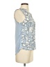 Assorted Brands 100% Polyester Blue Sleeveless Blouse Size XS - photo 4