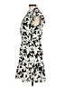 Joie 100% Polyester Print Black Cocktail Dress Size M - photo 5