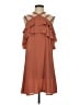 BCBGMAXAZRIA 100% Polyester Brown Cocktail Dress Size S - photo 1