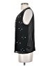 Sparkle & Fade 100% Polyester Stars Black Sleeveless Blouse Size S - photo 5