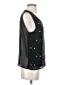 Sparkle & Fade 100% Polyester Stars Black Sleeveless Blouse Size S - photo 4